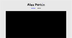 Desktop Screenshot of alexparkin.com