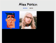 Tablet Screenshot of alexparkin.com